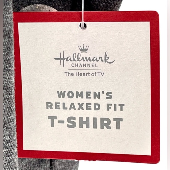 NWT Relaxed Fit Hallmark Channel On, All My Worries Gone! T-Shirt - Picture 8 of 9